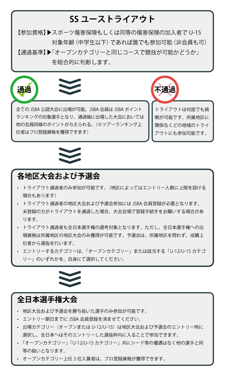 SSユーストライアウト フローチャート